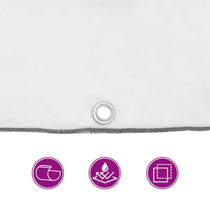 Växtskydd med öljetter 3x6 m polyeten