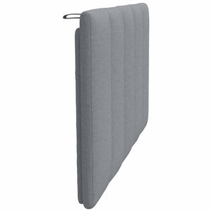 Headboard Cushion "Hanko" Light Grey 90 cm Fabric