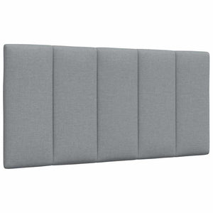 Headboard Cushion "Hanko" Light Grey 100 cm Fabric