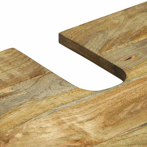 Badrumsmöbelset med hylla med dörr 2 pcs Brun Konstruerat trä