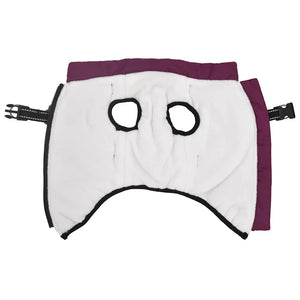 Hundtäcke med sele vattentät lila reflex L24