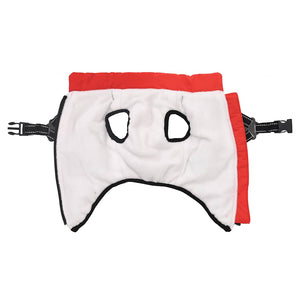 Hundtäcke med sele vattentät reflex röd L32