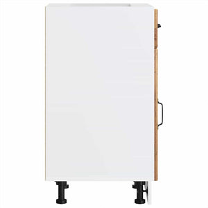 Basskåp för kök Lucca åldrat trä konstruerat trä