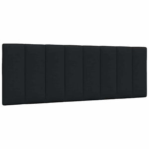 Bed Frame without Mattress "Hanko" Black 140x190 cm Fabric
