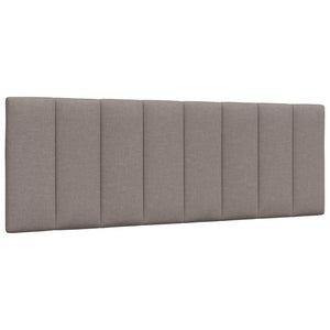 Bed Frame without Mattress "Hanko" Taupe 140x200 cm Fabric