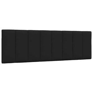 Bed Frame without Mattress "Hanko" Black 160x200 cm Fabric