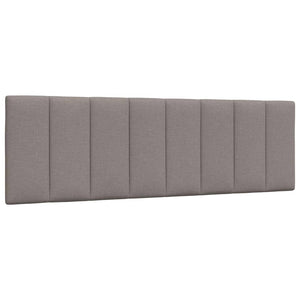 Bed Frame without Mattress "Hanko" Taupe 160x200 cm Fabric