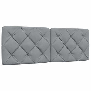 Bed Frame without Mattress Light Grey 120x200 cm Fabric