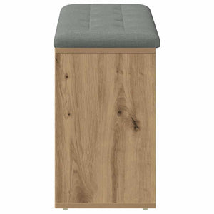 Skobänk hantverksmässig ek 102x32x50 cm konstruerat trä