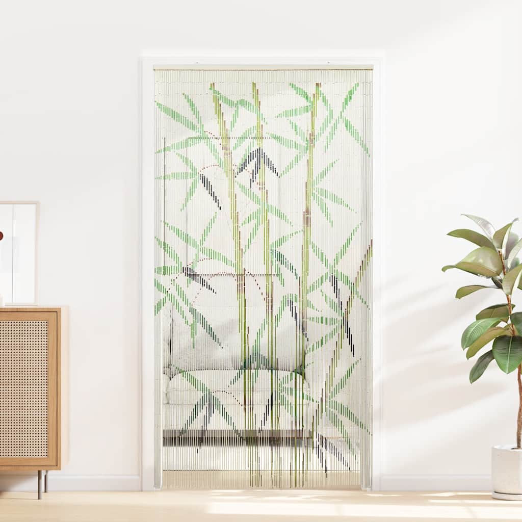 Insektsdörrgardin bambutryck 100x200 cm bambu