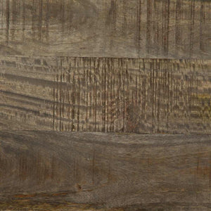 Sängbord ljusgrått 50x33x60 cm massivt trä mango