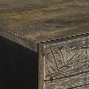 Högskåp 60x33x100 cm massivt mangoträ