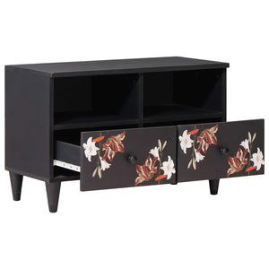 Förvaringsskåp med låda Flerfärgsdesign 70 x 33,5 x 46 cm