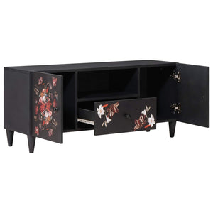 Förvaringsskåp med låda Flerfärgsdesign 105 x 33,5 x 46 cm