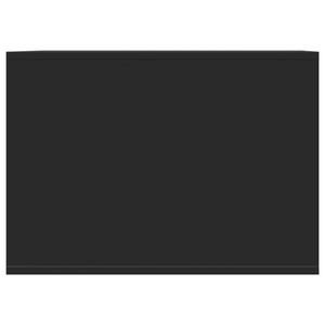 Skåp för kattlåda svart 47x59x42 cm konstruerat trä