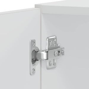 Ugnsskåp 2 st Porto vit konstruerat trä