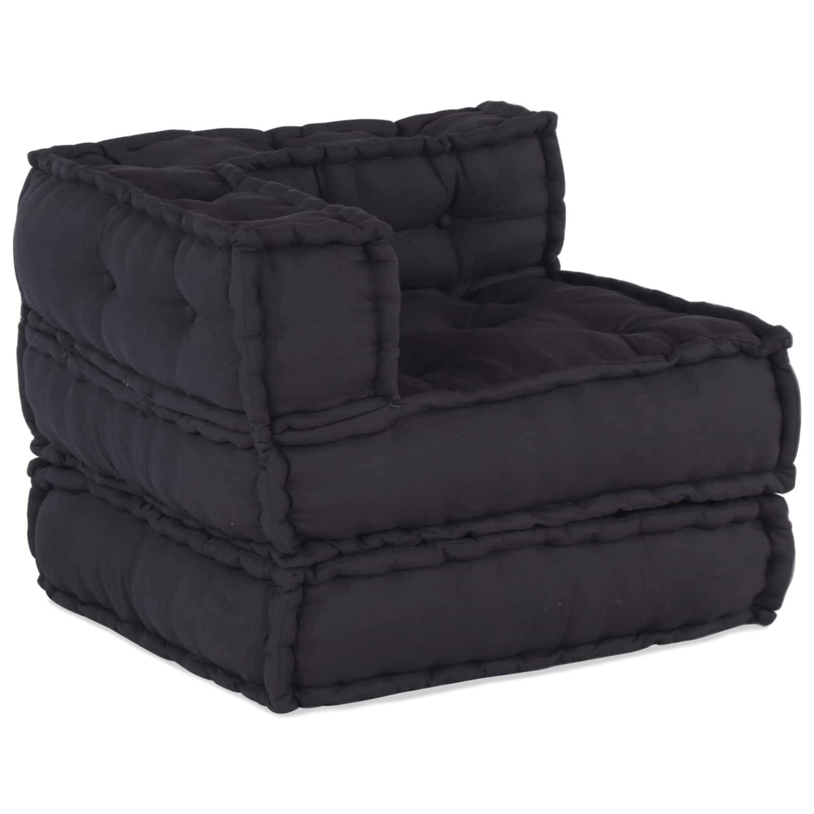 Modulsofa enhet Tyg Antracit 210 x 70 x 56 cm