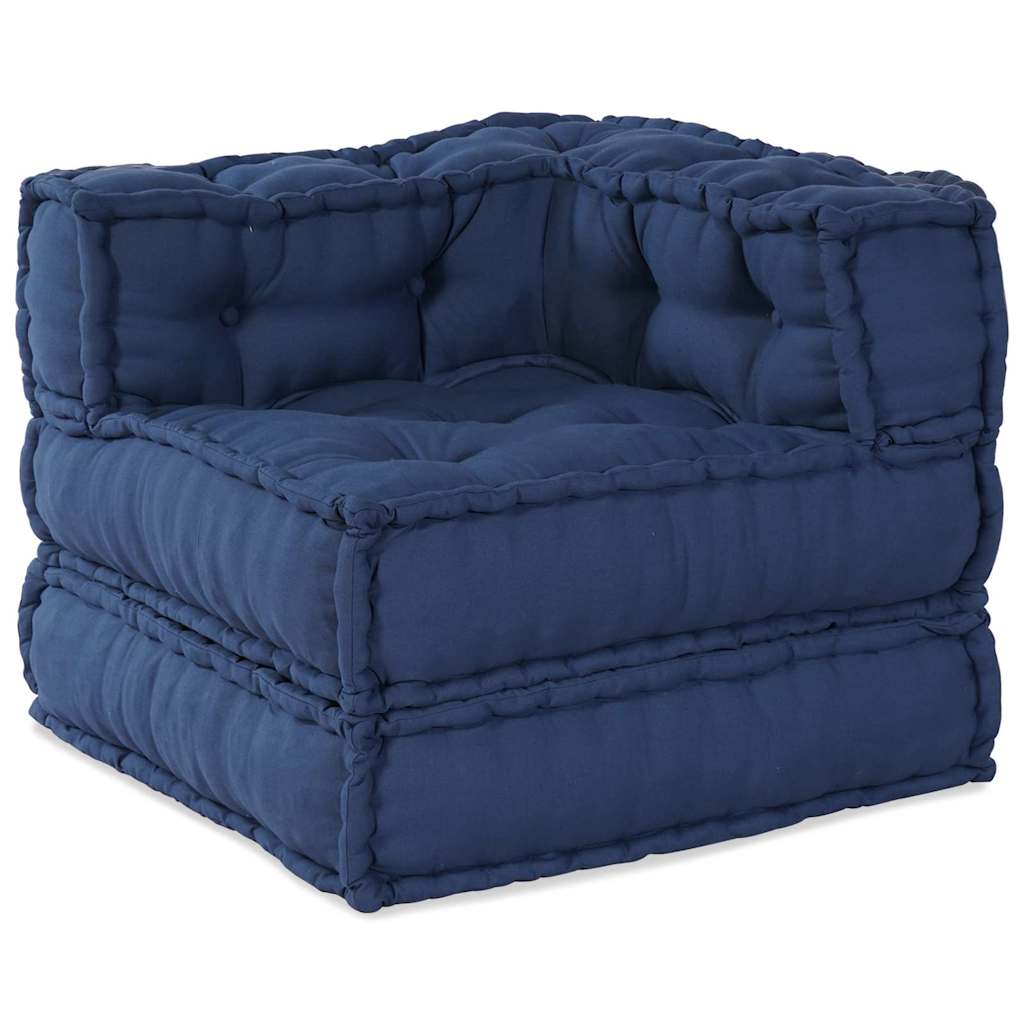 Modulsofa enhet Tyg Indigo 210 x 70 x 56 cm