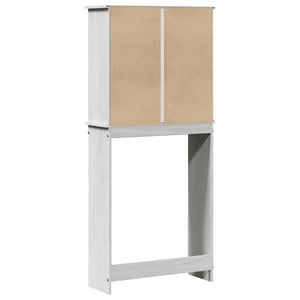 Tvättmaskinskåp VIGO Vit och antikvit 72,5 x 27 x 161 cm