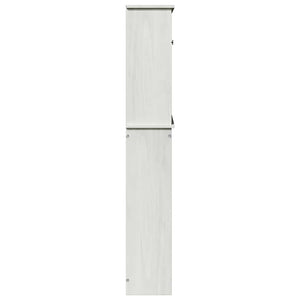 Tvättmaskinskåp VIGO Vit och antikvit 72,5 x 27 x 161 cm