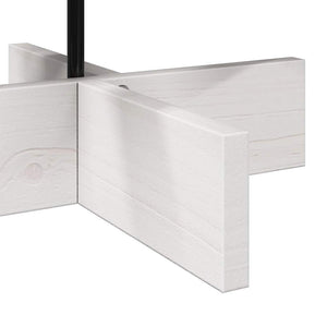 Julgran trä vit 80 cm massiv furu