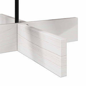 Julgran trä vit 100 cm massiv furu