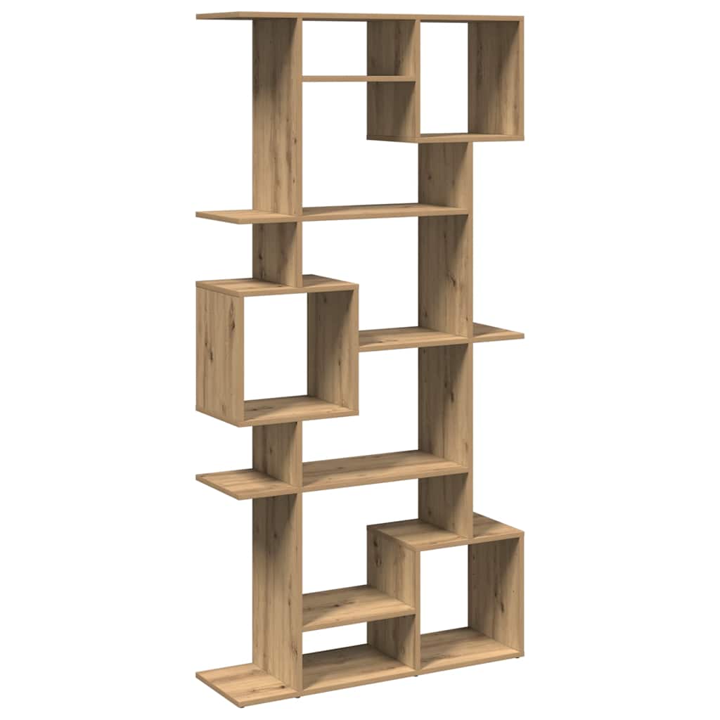 Bokhylla ek 92x29x188 cm konstruerat trä