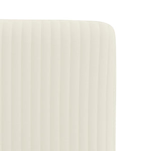 Matstolar 6 st gräddvit sammet