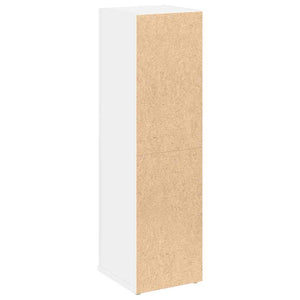 Badrumsskåp med rullhållare vit 20,5x22x72 cm