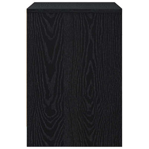 Sängbord 2 st med låda svart 40x34x50 cm