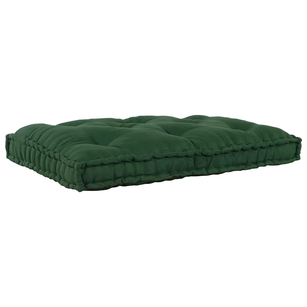 Pallettsoffa Kudde Grön 120 x 80 x 12 cm Tyg