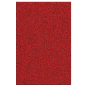 Dörrmatta Röd och Svart 120 x 180 cm Polypropylen och vinyl