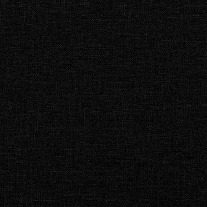 Modulsoffa med dynor i tyg svart