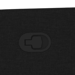 Reclinerfåtölj svart tyg