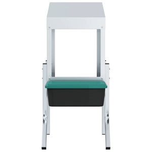 Hönsholk 1 fack med ben galvaniserat stål