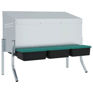 Hönsholk 3 fack med ben galvaniserat stål