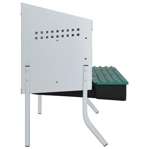 Hönsholk 3 fack med ben galvaniserat stål