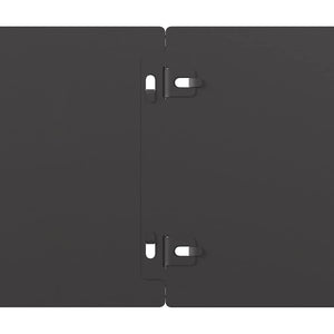 Rabattkanter 10 st svart 15x103 cm kallvalsat stål