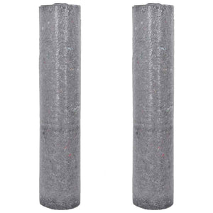 Halkfria målardukar 2 st 25 m 220 g/m² grå