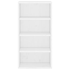 Sidoskåp ODDA vit 40x24x79 cm massivt trä furu