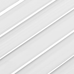 Skåpsdörrar lamelldesign 2 st vit 69x29,5 cm