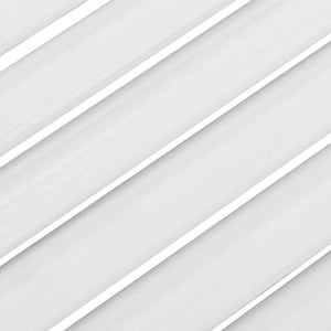 Skåpdörr lamelldesign vit 99x29,5 cm