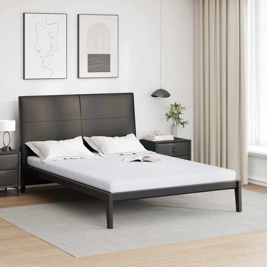 Madrass Vit 160 x 200 cm Jacquardtyg