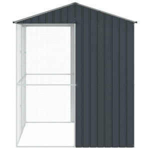 Fågelbur Antracit 215 x 210 x 247 cm Galvaniserat Stål