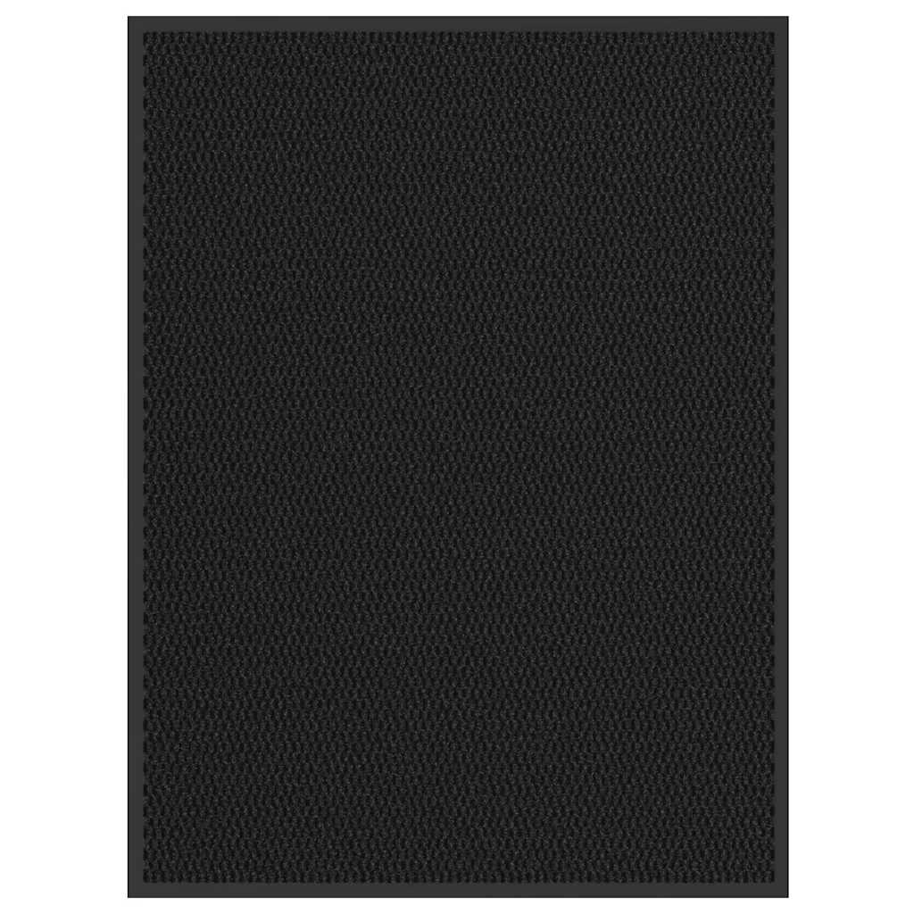 Dörrmatta svart 80x120 cm