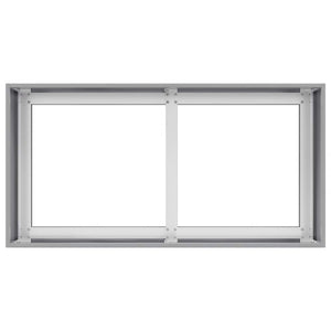 Planteringskärl 80x40x40 cm galvaniserat stål