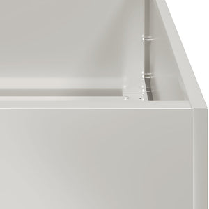 Planteringskärl 360x80x40 cm rostfritt stål