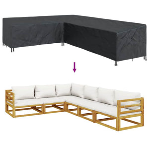 Möbelöverdrag Svart 330 x 255 x 80 cm 600D Oxford Tyg