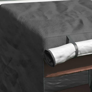 Skydd för utomhusgunga Svart 120 x 90 x 155 cm 420D Oxford Tyg