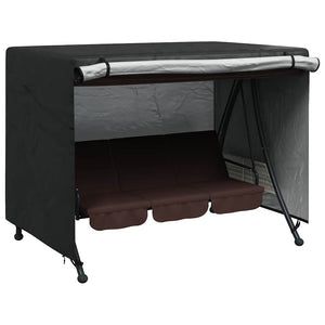 Skydd för utomhusgunga Svart 220 x 150 x 150 cm 420D Oxford Tyg